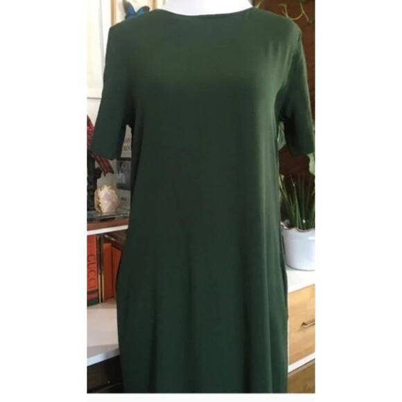 & OTHER STORIES Green Cut Out Dress 6 - Picture 7 of 11